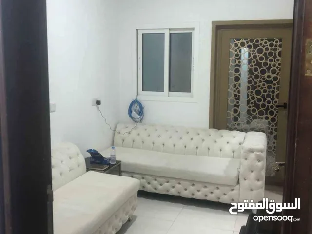 مجلس حرف L شاموا لون سكري وسرير دبل حجم 180في 200