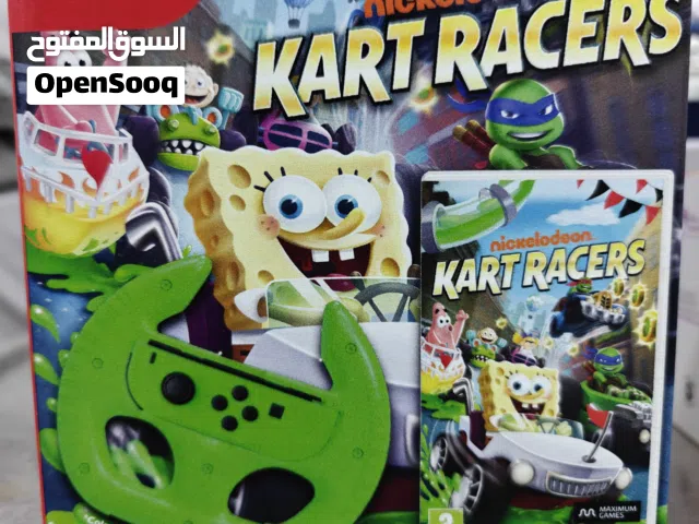 Nickelodeon Kart Racers + Steering Wheel