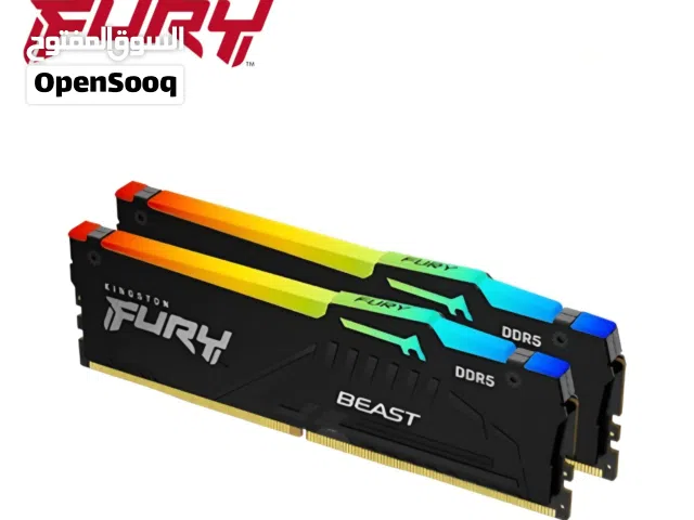(2 ×16GB DDR5) Kingston FURY Beast RGB16GB   5600MHz DDR5 Desktop Memory Infrared Sync Technology
