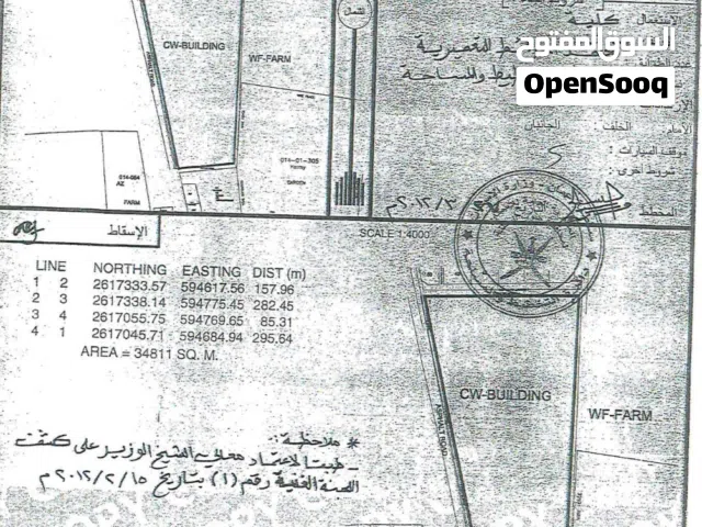 للبيع ارض تجاريه في الهرم موقع جميل للاستثمار