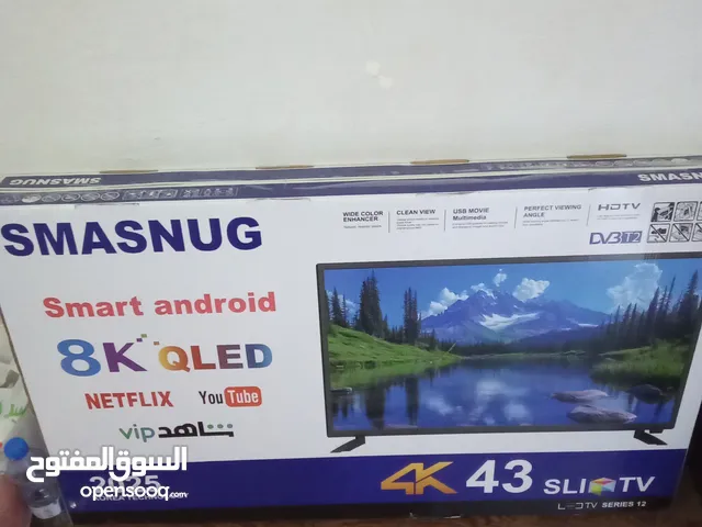 شاشة SAMSUN 43بي نت جديدة كل اتطبيقات فيها