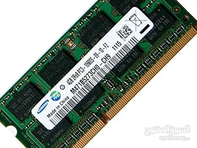 RAM 4 جيجا DDR3 لاب توب