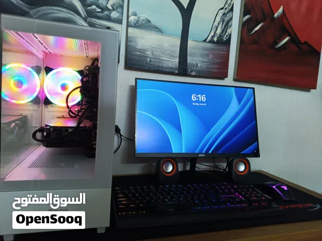 سيت أب Gaming كامل مع شاشة وملحقات / جاهز للعب / سعر ناااار