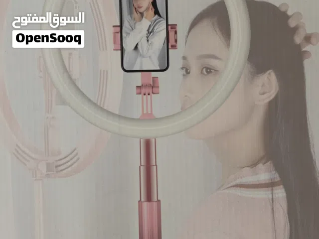 إضاءة تصوير رينج لايت وردية live beauty light