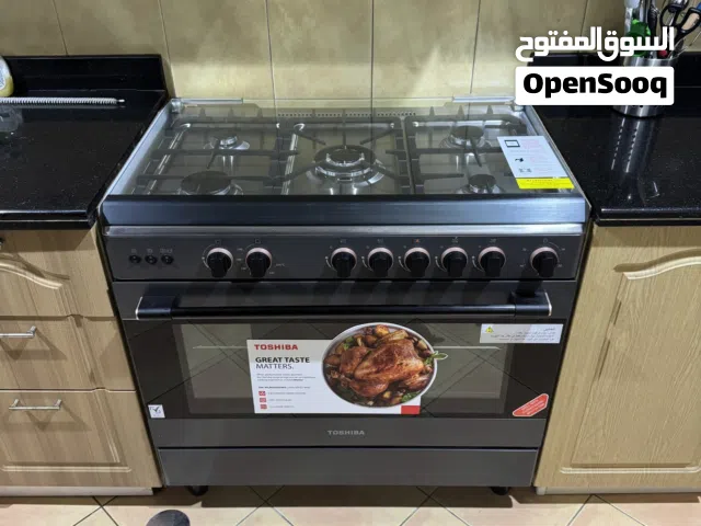 Toshiba 90cm 5-Burner Gas Cooker with Large Oven – Excellent Condition