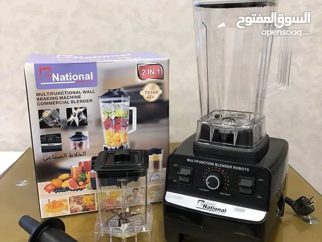 خلاط BNational الصناعي بقدرة 6500 واط مع وعاء اكريليك ضد الكسر بسعة 2 لتر وكفالة لمدة سنة