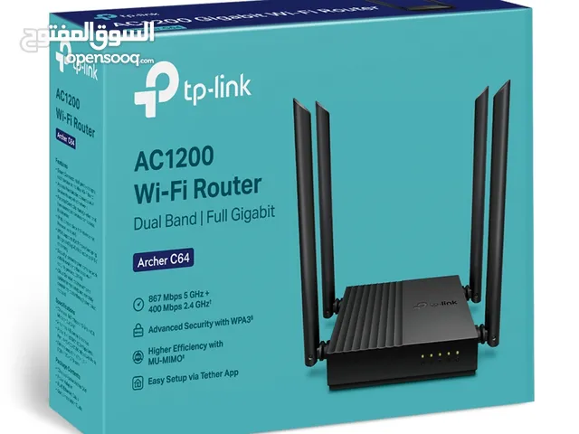 AC1200 Wireless MU-MIMO WiFi Router راوتر فايبر C64