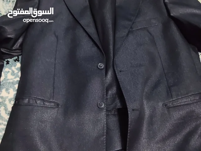 بدله كحلى لامع مقاس 52 سواريه لمحبى الاناقه
