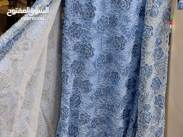 فستان تركي ازرق سماوي سايز 40