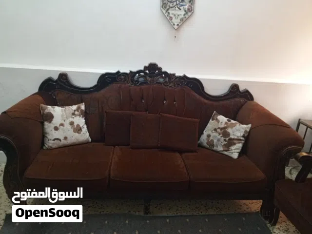 طقم كنب خشب ممتاز