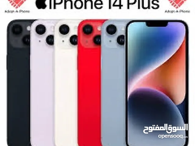 iPhone. 14 plus. 5G . A/AA . جديد كفالة الشرق الاوسط