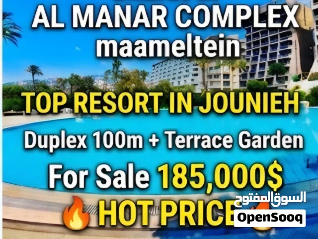 chalet duplex in AL manar mameltein + garden -- hot price --
