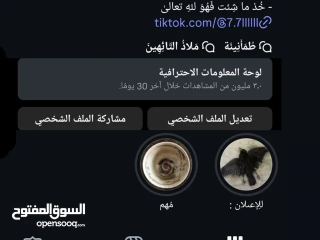 Social Media Accounts and Characters for Sale in Dhofar