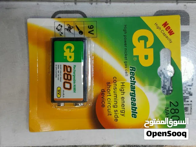 بطارية 9 فولت شحن 300mah نوع mp