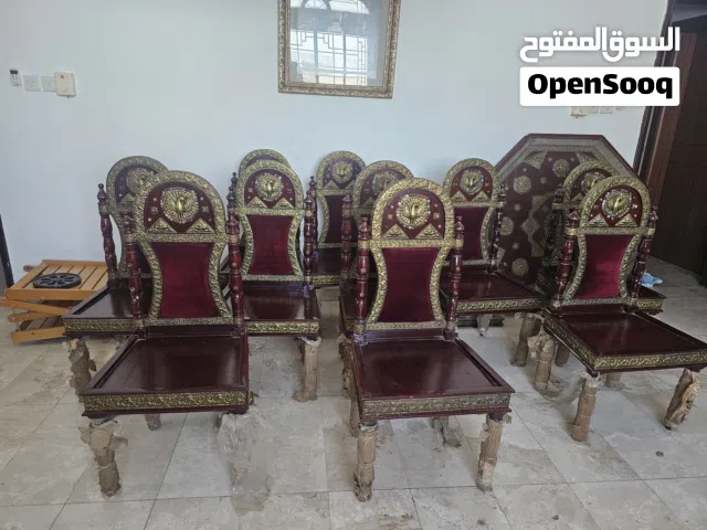 Sofa and Dining Table with Chairs