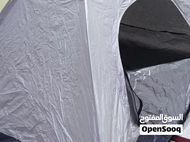 للبيع خيمة تخييم جديدة تقريباً   الخيمة بحالة ممتازة ونظيفة، سهلة الفتح والتركيب وتناسب الرحلات أو