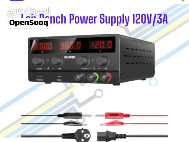 Lab Bench Power Supply 120V/3A