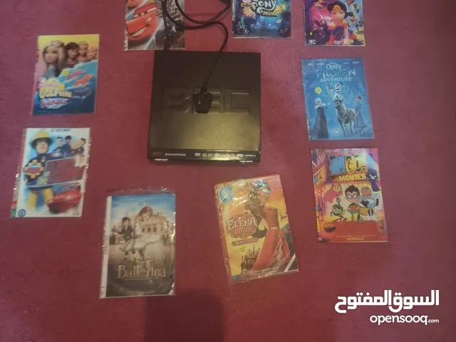 black dvd with 9 cartoon cds