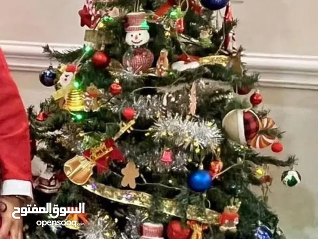 زينه كريسماس شجره ومذود واغواض كثيره