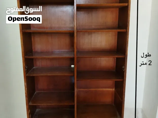 مكتبه رفوف للبيع تصلح ايضا خزانه ملابس خشب ثقيل