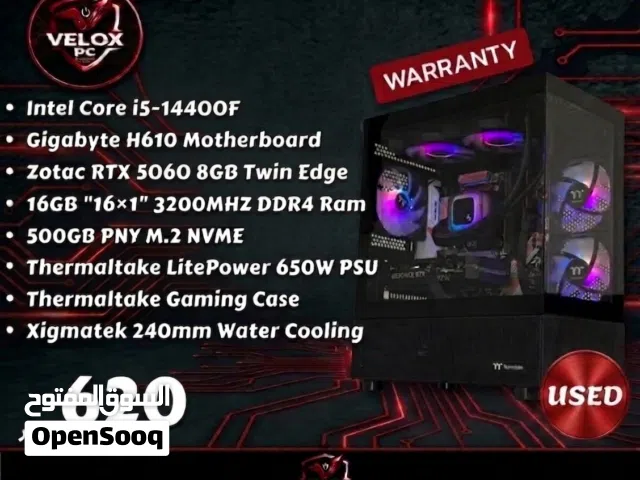 متوفر جهاز i5 14th + RTX 5060 8gb 620JD