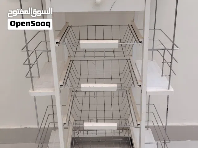 ترولي ثقيل لتخزين ادوات المطبخ