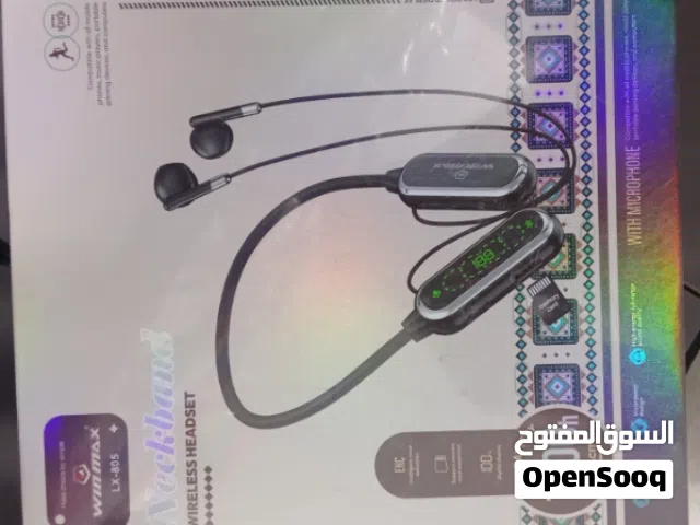 Neckband wireless headphones  calling mobile phones and computers