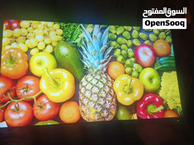 شاشه 55 ماجيك سمارت تدعم 4K LED بحاله الوكاله بالكرتونه مع علاقه وريموت