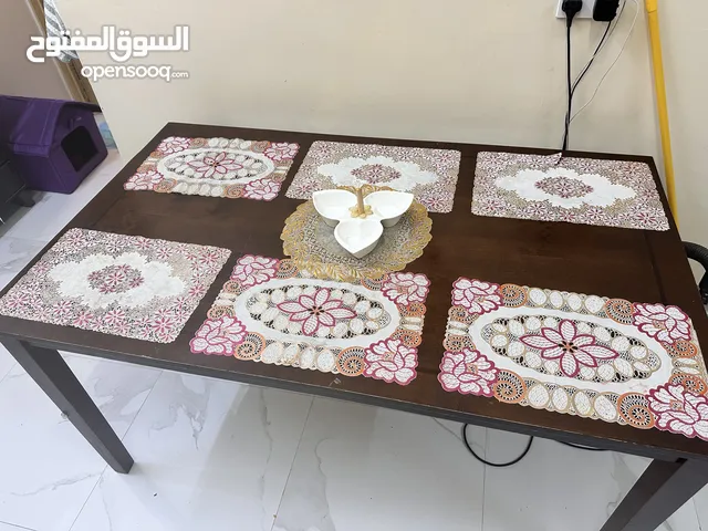 6 Seater Table- From Homecentre. good Condition. Chairs need repair .