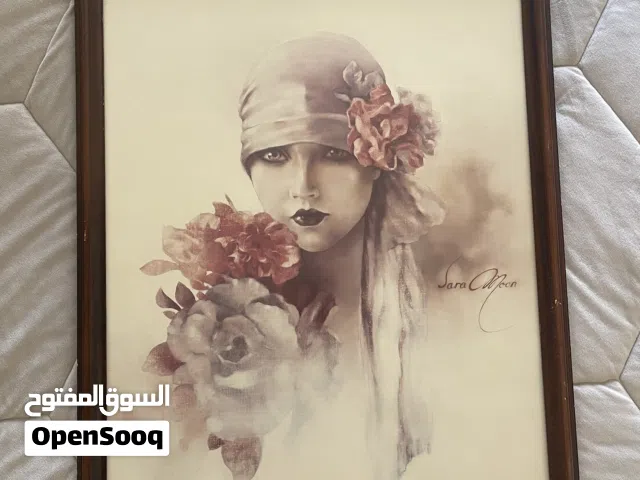 3 vintage paintings  3 لوحات مبروزين