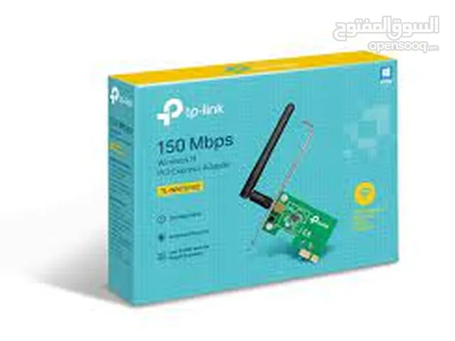 TP-link 150 mbps wireless N PCI EXPRESS adapter تي بي لينك واي فاي تحويلة  على البورد كرت 