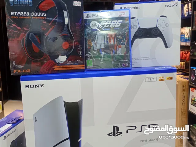 جهاز بلايستيشن 5 سليم – سعة 1 تيرابايت PS5 console slim disc edition 1 tb