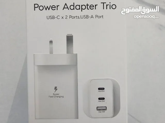 samsung power adepter trio charger USB C- X 2 ports, USB A port