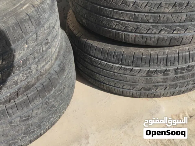 إطارات مستعمله العدد 4 بحاله جيده لاستخدام العزب