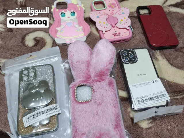 اكسسوارات تلفون وتابلت للبيع غطاء هاتف عدد 6 بالاضافة الى علاقة للهاتف