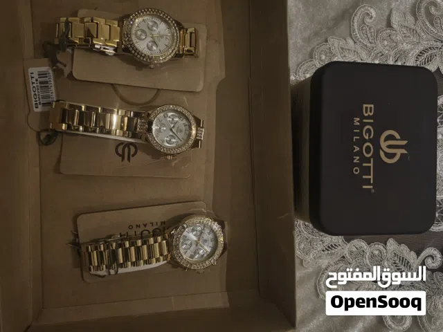 ساعات Bigotti نسائية جديدة بالكرتون