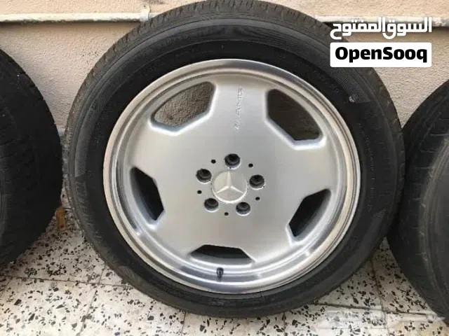 جنوط مرسيدس AMG الماني اصلي مقاس 18 مع كفرات نظيفه