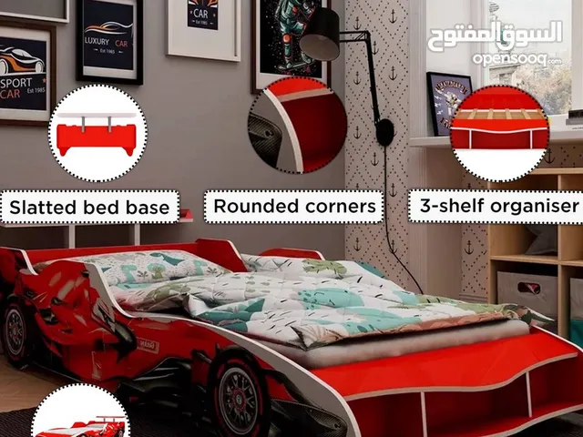 Single Car bed for Sale (rarely used) like new (mattress included)