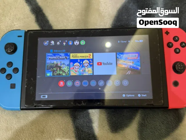 نيتدو سويتش مستعمل فقط كسور و خدوش على الشاشه