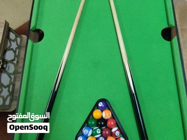 طاولة بلياردو للكبار والصغار مستعملة اشي بسيط بدل 370 فقط 300