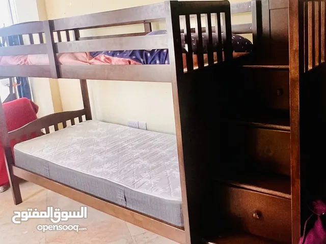 Bunk bed with single mattress for urgent sale Location Al Ghoubra