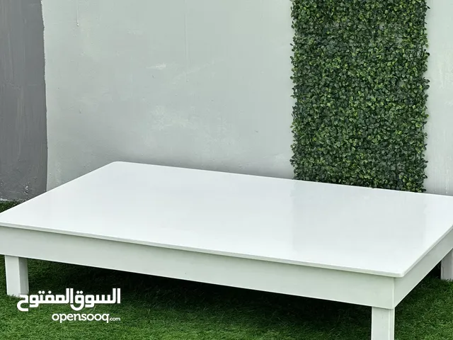 طاولات سفره للضيافه تبدأ الاسعار من 12ريال ومع أضافه عجلات وقماش داخلي وغلاف الاسعار تختلف