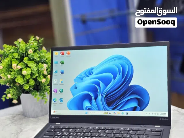 Lenovo X1 Carbon Intel Core I7 Processor  6TH Genaration  8gb Ram  256gb ssd  Windows 11Pro