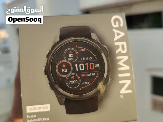 Garmin fenix 8 Solar sapphire 51 mm ساعة جرمن الذكية فينكس 8 سولر سفاير الحجم الكبير