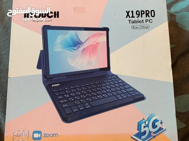Atouch X19PRO Tablet PC – 8GB RAM, 256GB Storage, 5G, with Keyboard جهاز لوحي Atouch X19PRO – ذاكرة