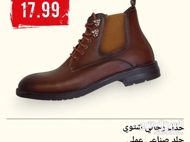 حذاء رجالي جلد صناعي نخب اول نعل ربر