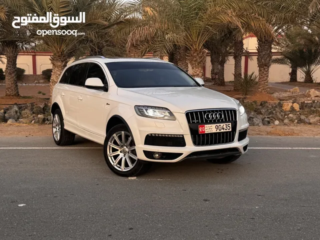 Audi Q7 S Line 2013 GCC full option  - 6 cylinder supercharged