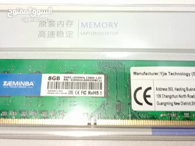 memory laptop/desktop 8gb ddr3 1600hhz 12800 1.5 .............................................
