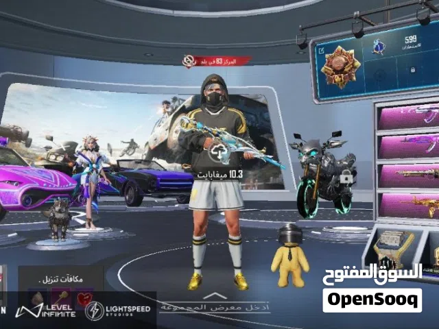 حساب ببجي للبيع