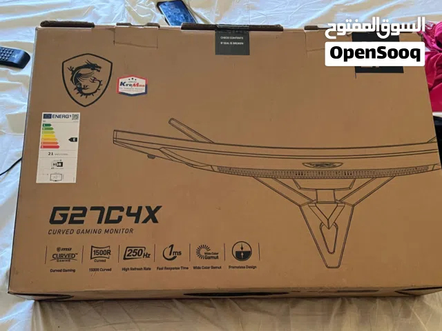 27" MSI monitors for sale  in Hurghada